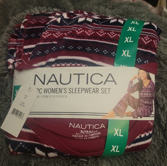 Women's Nautica 2 Piece Sleepwear Set, X-Large - Picture 5 of 8